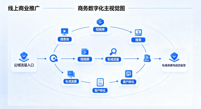 和林格尔县线上商业推广怎么做？全域流量闭环搭建与低成本转化实战指南